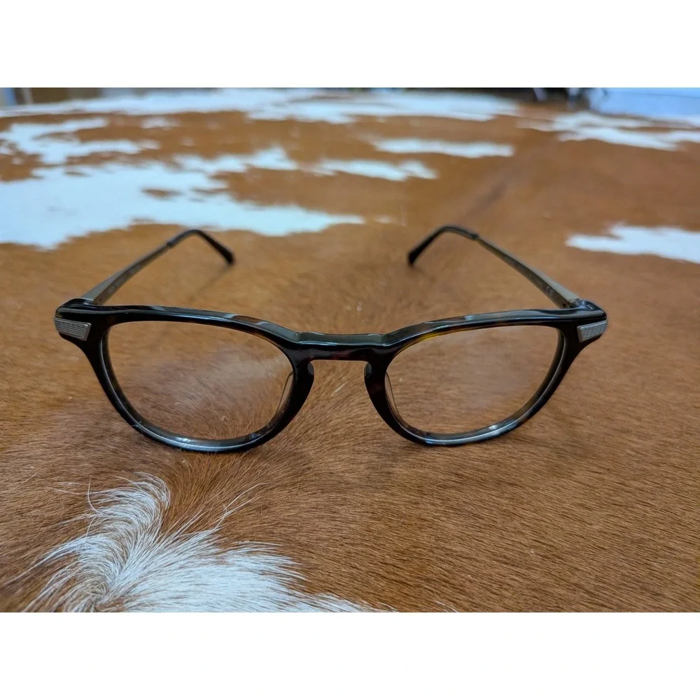 New MAUI JIM MJO2406-10 47mm Brown Havana Panto Eyeglasses Frames Only Japan